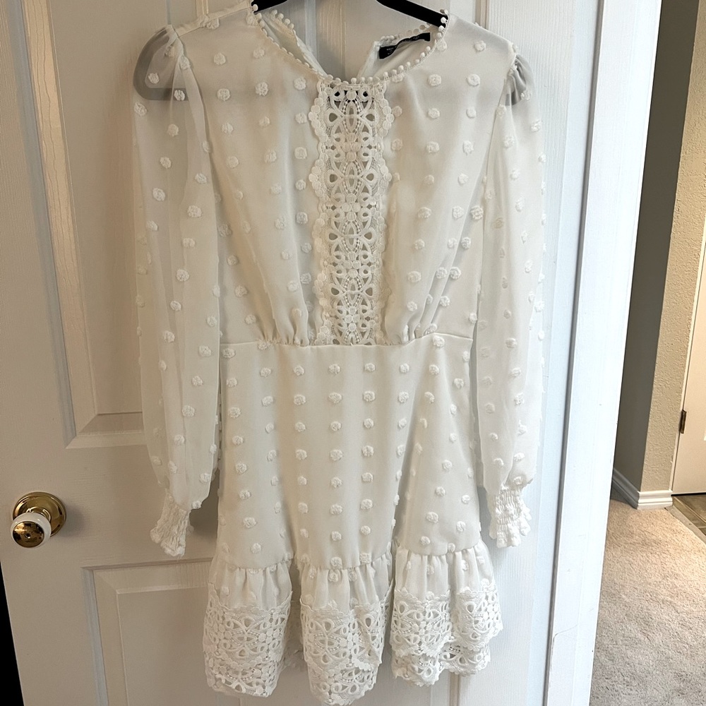White dress, great for bridal shower!!!!